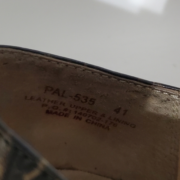 Alegria Deck of Cards Mary Jane Clog Black Gold Womens Shoes Size 41 - Picture 10 of 13